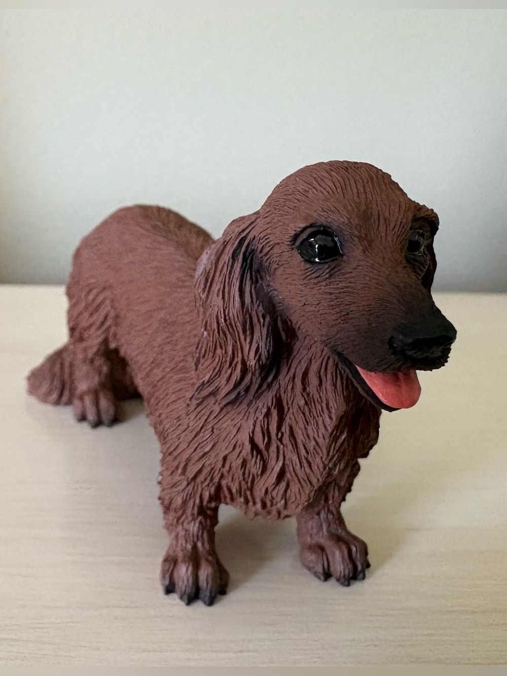 Vintage Long Haired Dachshund Figurine 1991 Conversation Concepts Resin